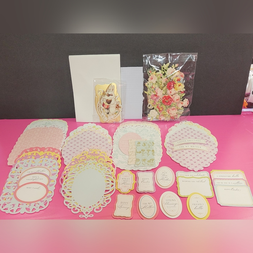 Anna Griffin Easel Card Kit.  Makes 9  Cards.  Easter Mother (0176)